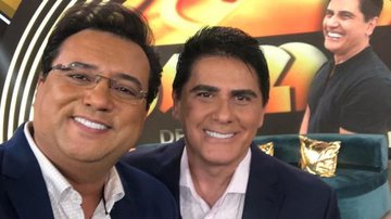 Geraldo Luís visitou Cesar Filho no último domingo (8), no 'Domingo Show'. - Reprodução/ Instagram