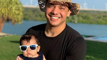 Wesley Safadão e o filho caçula, Dom - Reprodução/ Instagram