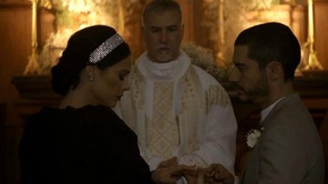 Casamento de Vivi e Camilo em 'A Dona do Pedaço' - Reprodução/TV Globo