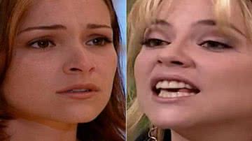 Eduarda (Gabriela Duarte) e Laura (Viviane Pasmanter) discutem e 'Por Amor'. - TV Globo