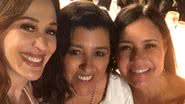 Claudia Raia aparece em clique com Claudia Raia e Adriana Esteves - Instagram/ @claudiaraia