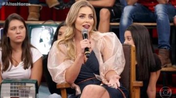 Paula Von Sperling falou sobre a amiga Hariany Almeida no 'Altas Horas' - TV Globo