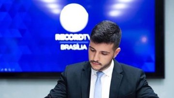 Matheus Ribeiro é o novo contratado da Record TV de Brasília - Instagram/@matheustibeirotv
