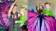 Fantasiada de borboleta, a mamãe coruja aproveitou para refletir - Instagram