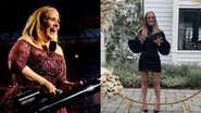 Antes e depois Adele - Instagram