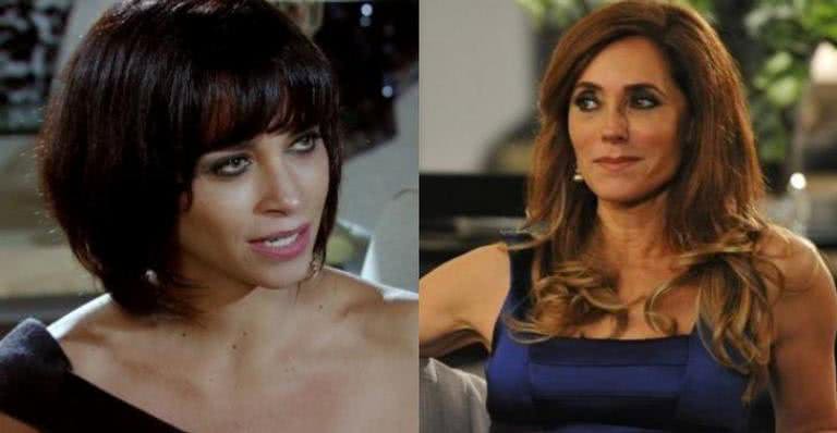 Marcela (Suzana Pires) e Tereza Cristina (Christiane Torloni) em 'Fina Estampa' - Globo