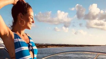 Paolla Oliveira lamenta saudades de ver o mar e relembra passeio de barco - Reprodução/Instagram