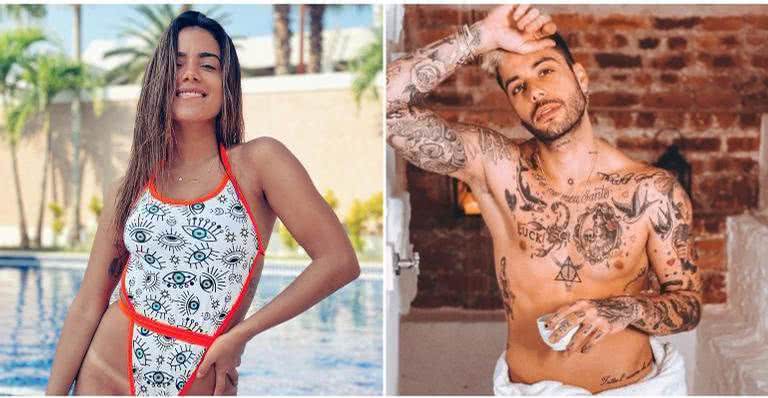 Anitta e Gui Araújo trocam declarações nas redes sociais - Instagram/@anitta/@guiaraujo