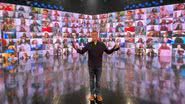 Luciano Huck nos bastidores do 'Caldeirão' com plateia virtual - Arquivo pessoal