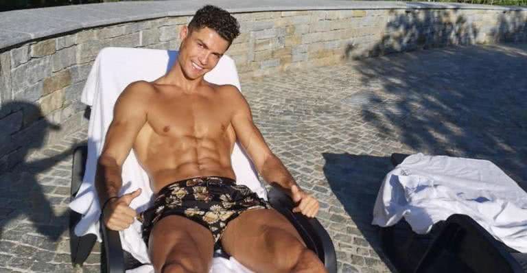 Cristiano Ronaldo aproveitando o verão europeu - Instagram/@cristiano