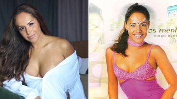 Carla Cristina antes e depois do grupo 'As Meninas' - Instagram/ @carlacristinaoficial