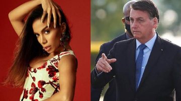 Anitta usou suas redes sociais para se pronunciar sobre ameaça feita por Bolsonaro a jornalista - Instagram/@anitta/@jairmessiasbolsonaro