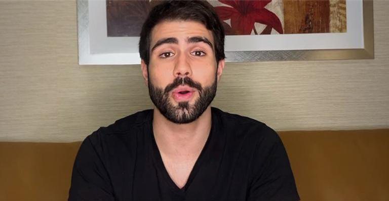 O ator gravou um vídeo para explicar o afastamento - Reprodução/TV Globo