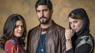 Jamil (Renato Góes), Laila (Julia Dalavia) e Dalila (Alice Wegmann) - Globo/Paulo Belote