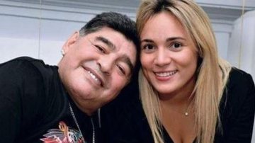 Maradona e sua ex-namorada, Rocío Oliva - Reprodução/Instagram