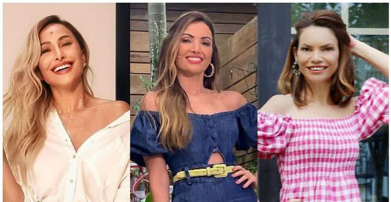 Sabrina Sato, Patrícia Poeta e Leka Oliveira - Instagram/@sabrinasato/@patriciapoeta e Sérgio Ghalki