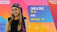 Carla Diaz é presença confirmada no 'BBB21' - TV Globo