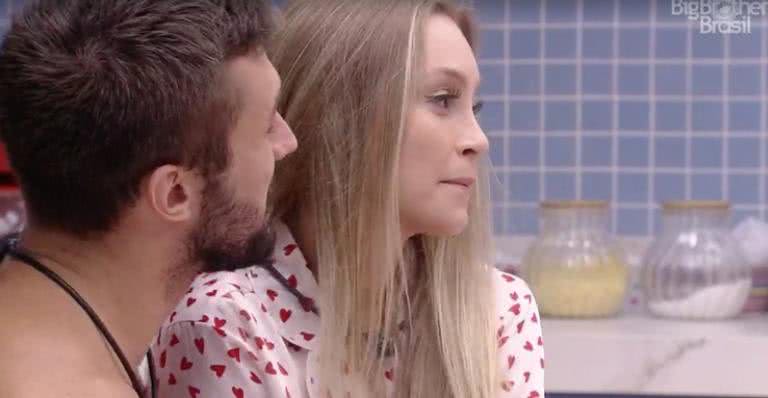 Arthur e Carla no 'BBB21' - Globoplay