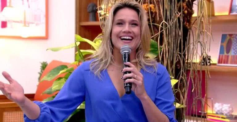 Fernanda Gentil na estreia do novo formato do 'Se Joga' - TV Globo