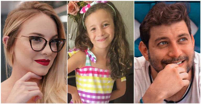 Tatiana Tiffany e Caio Afiune foram noivos por cerca de 3 anos; dessa relação, nasceu Alice, de 7 anos - Instagram/@tatitiffany Instagram/@afiune_caio