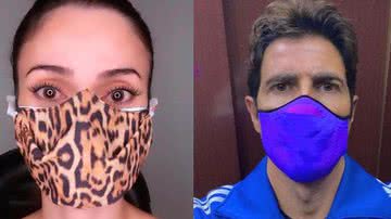 Simone Zucato e Reynaldo Gianecchini usam máscaras em campanha da ONU - Reprodução/Instagram