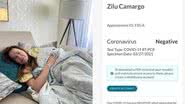 A influenciadora foi diagnosticada há pouco menos de 15 dias - Instagram/@zilucamargooficial