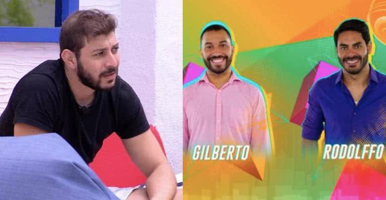 Caio diz estar sentindo que irá sair no próximo paredão, já que Rodolffo voltou dos últimos - Globo