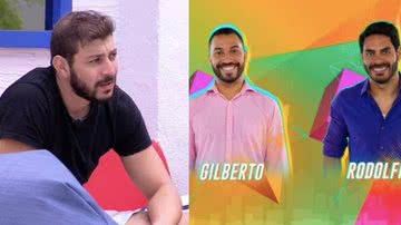 Caio diz estar sentindo que irá sair no próximo paredão, já que Rodolffo voltou dos últimos - Globo