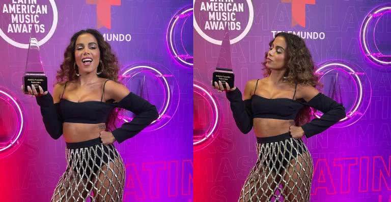 Cantora também apresentou a música ‘Mi Niña’ na cerimônia - Instagram/@anitta