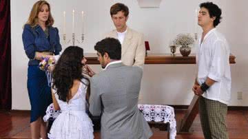 Casamento de Marcela e Edgar acaba em climão em 'Ti Ti Ti' - Globo