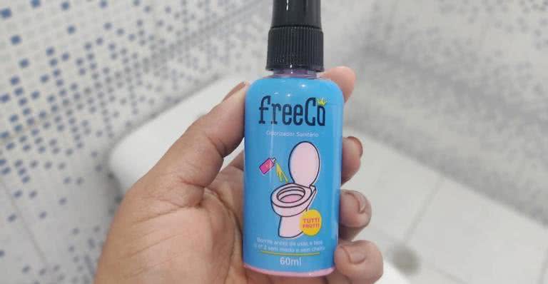 O FreeCô é um bloqueador de odores sanitários que promete acabar de vez com o constrangimento na hora de usar o banheiro - Juliana Ribeiro