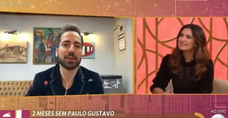 Thales Bretas fala sobre 2 meses sem Paulo Gustavo - Divulgação/TV Globo