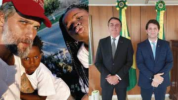 Ator criticou as atitudes dos membros do governo Bolsonaro - Instagram/@brunogagliasso e @mariofriasoficial