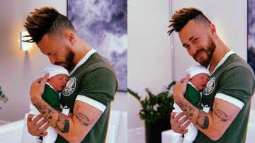 Fred e Cris, seu primeiro filho com Bianca Andrade - Instagram/@fred