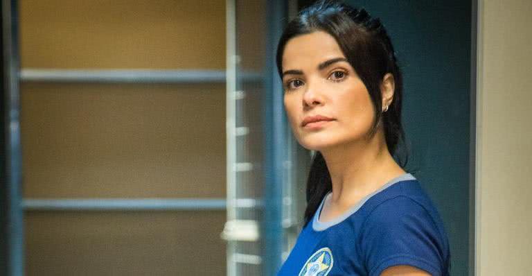 Antônia (Vanessa Giácomo) é uma policial em 'Pega Pega' - Globo/Paulo Belote