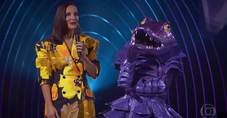 Ivete Sangalo divertiu telespectadores durante programa. - TV Globo