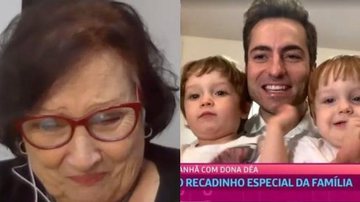 Déa Lúcia cai no choro durante 'Mais Você' - TV Globo