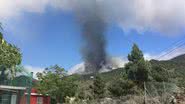 Vulcão capaz de causar tsunami no Brasil entra em erupção - Twitter/@cahora