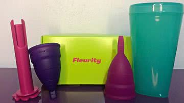 Kit da Fleurity: coletor, aplicador e copo esterilizador - Ana Mota