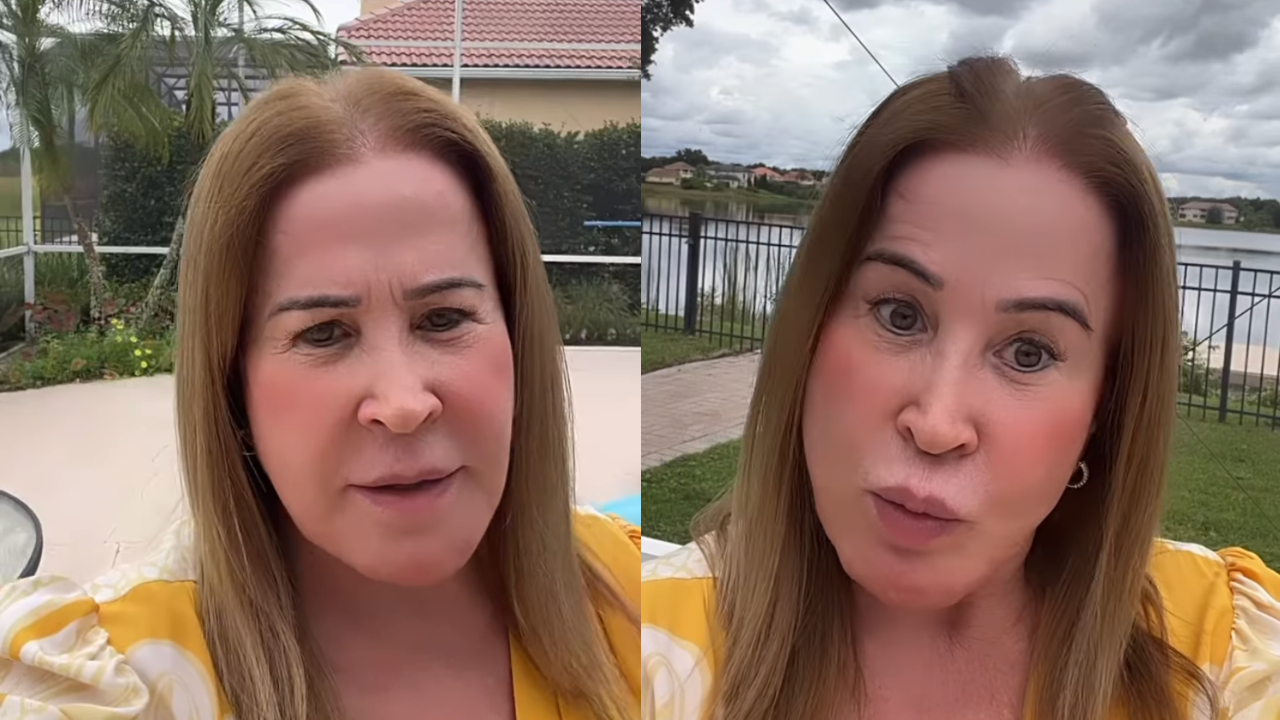 Zilu Camargo fala sobre furacão na Flórida: 'Pouquinho de medo mas