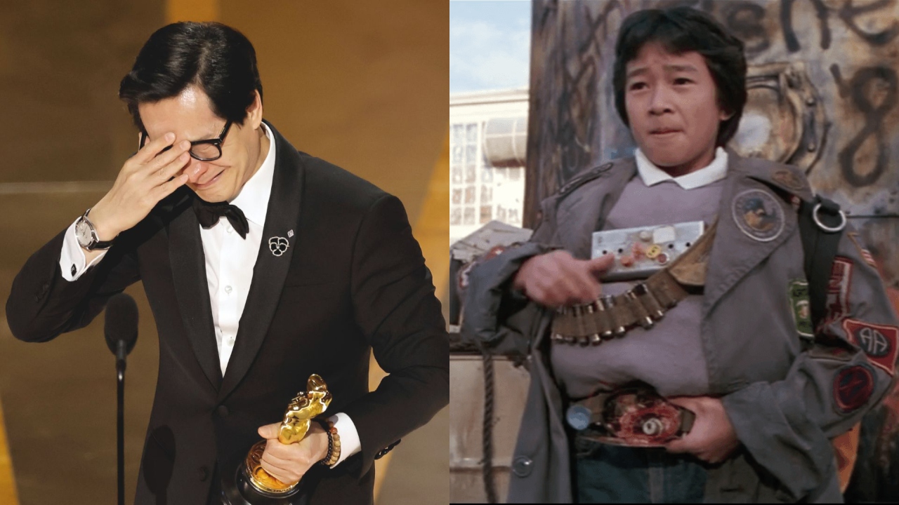 Ke Huy Quan no Oscar 2023 e em Os Goonies