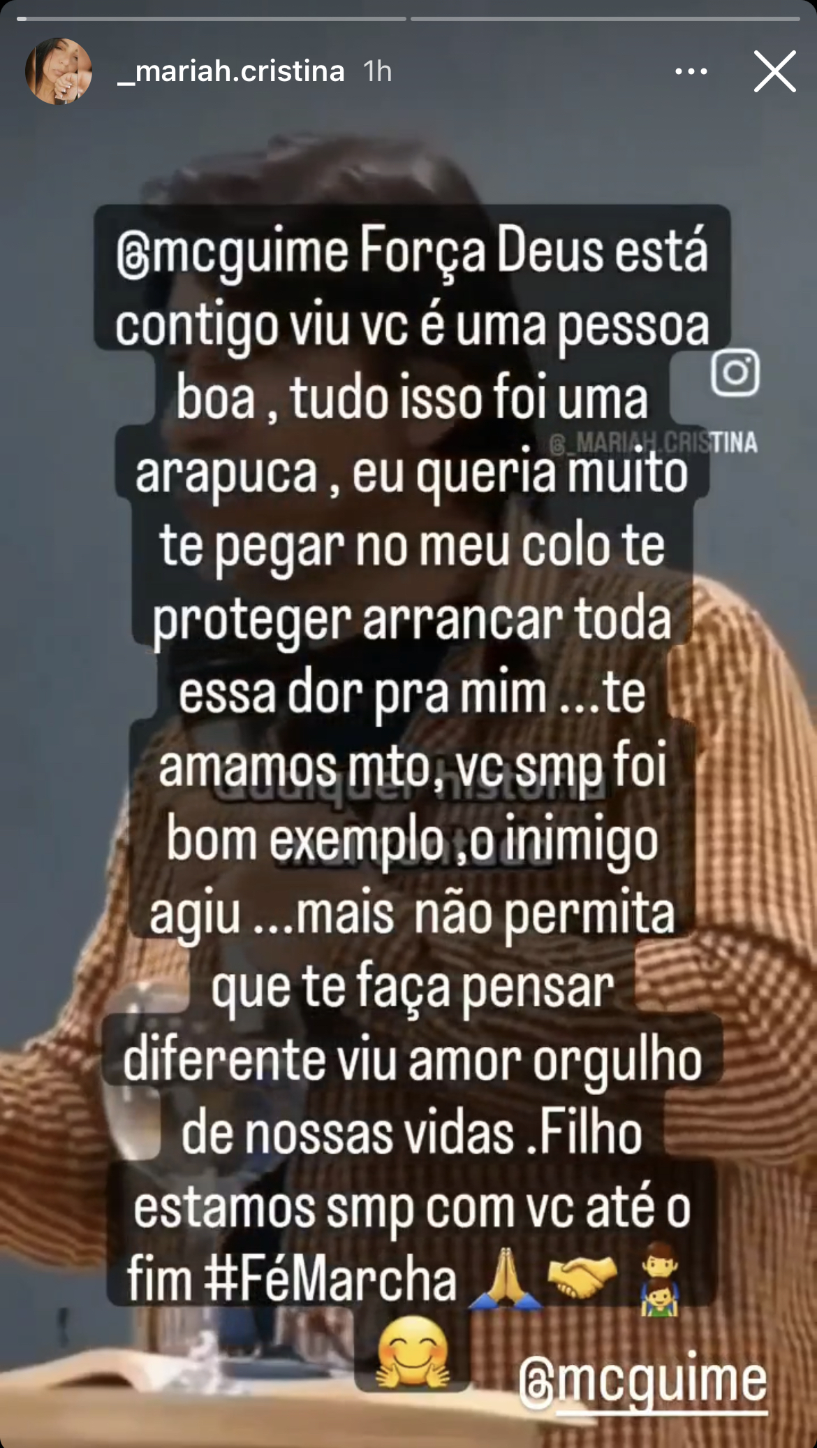 Mãe de Mc Guimê se posicionou a favor do ex-BBB