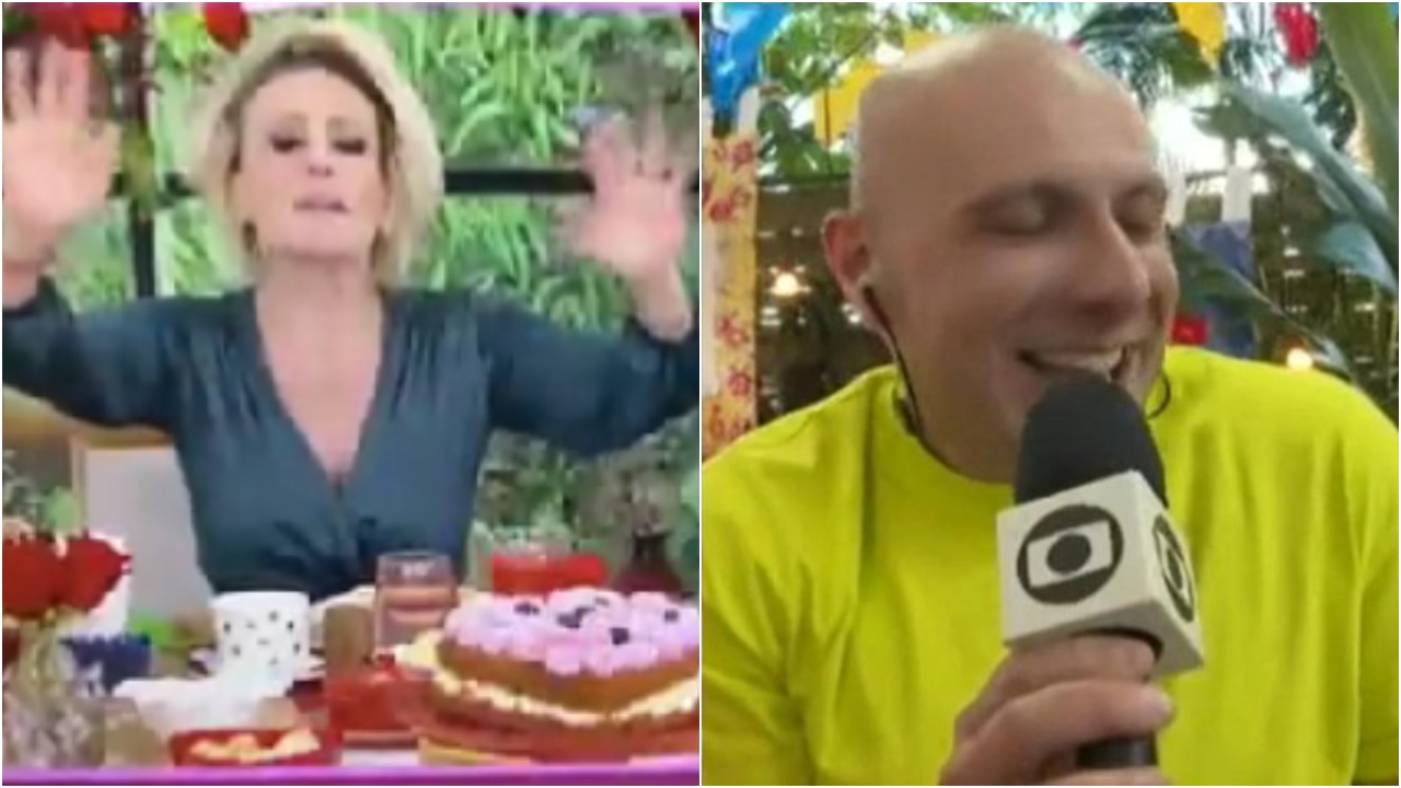 Repórter do Mais você casa escondida e surpreende Ana Maria Braga ao vivo