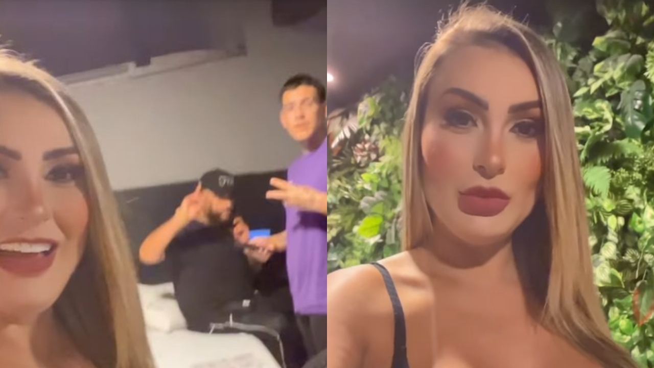 Andressa Urach é gravada pelo filho em quarto de Motel: “Vai causar”