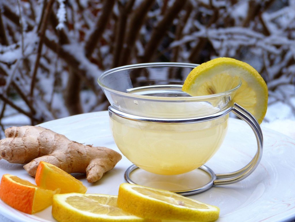 Chá de Gengibre com Limão - Pixabay