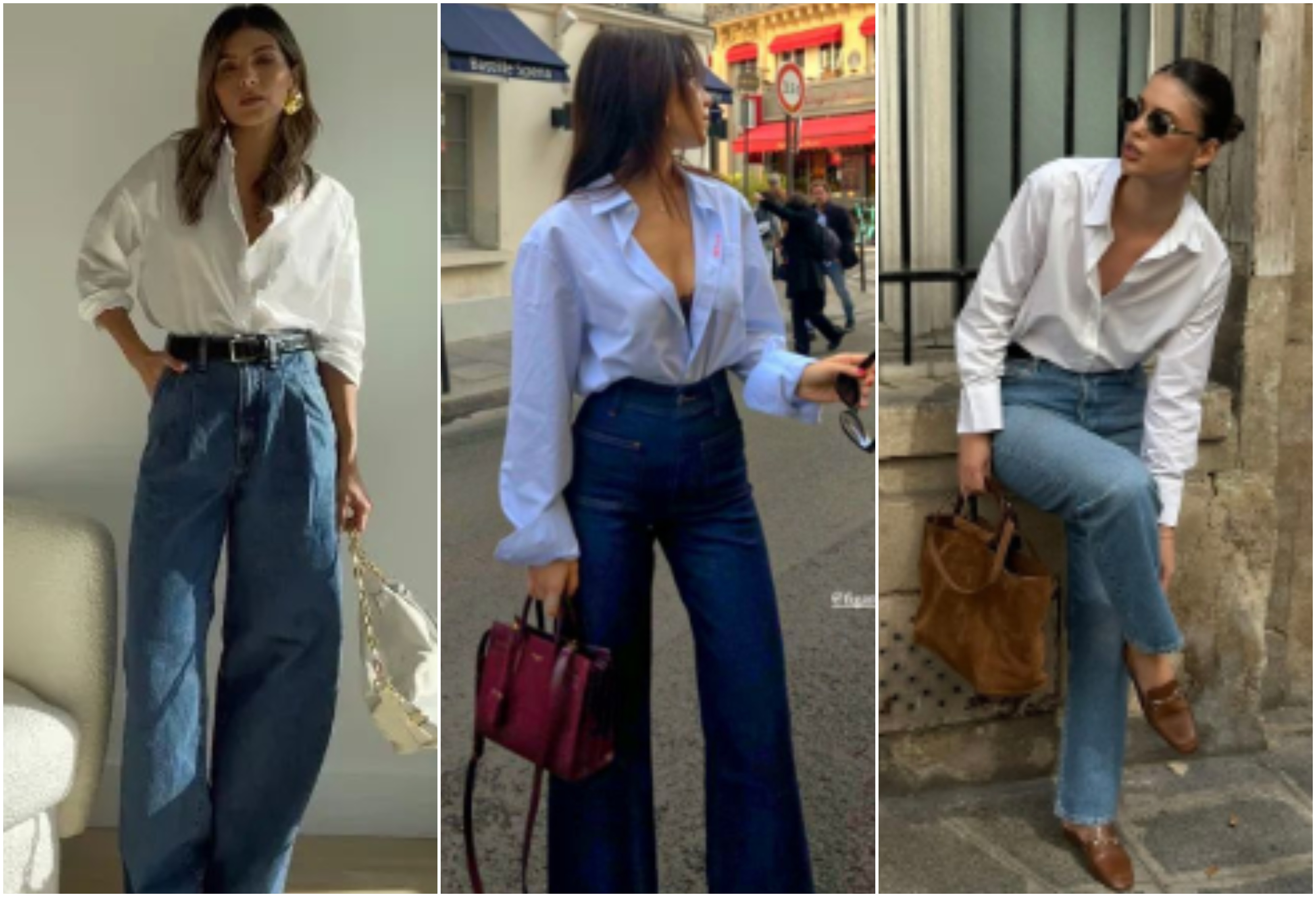 Uma boa calça jeans combina com uma camisa torna o look mais elegante