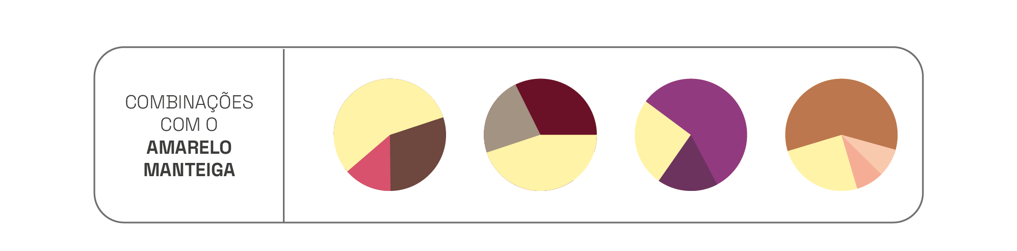 4 combinações com o Amarelo Manteiga