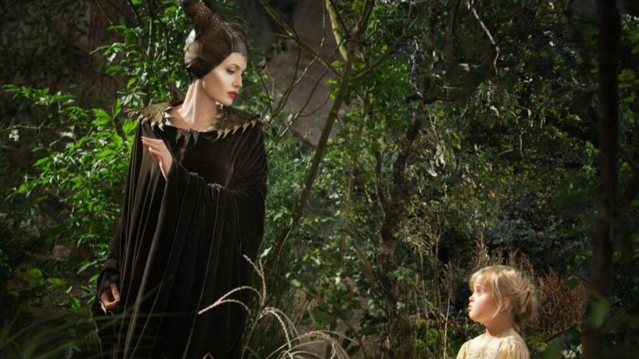 Angelina Jolie e Vivienne Jolie-Pitt em 'Malévola'