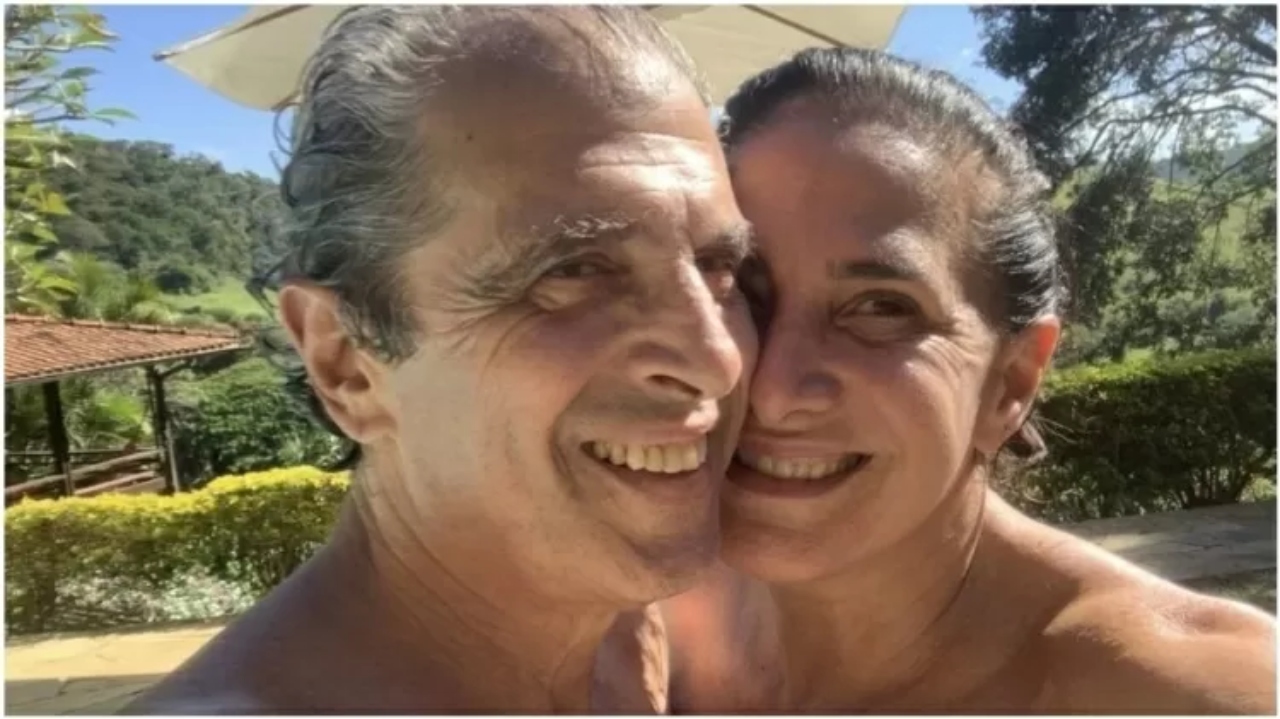 Totia Meireles e o marido, o médico Jaime Rabacov, não vivem na mesma casa