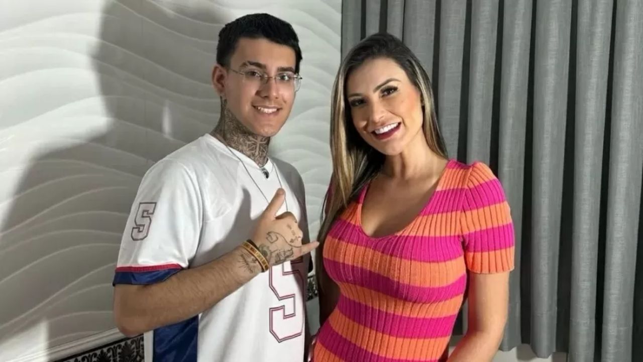 Andressa Urach e seu filho, Arthur Urach